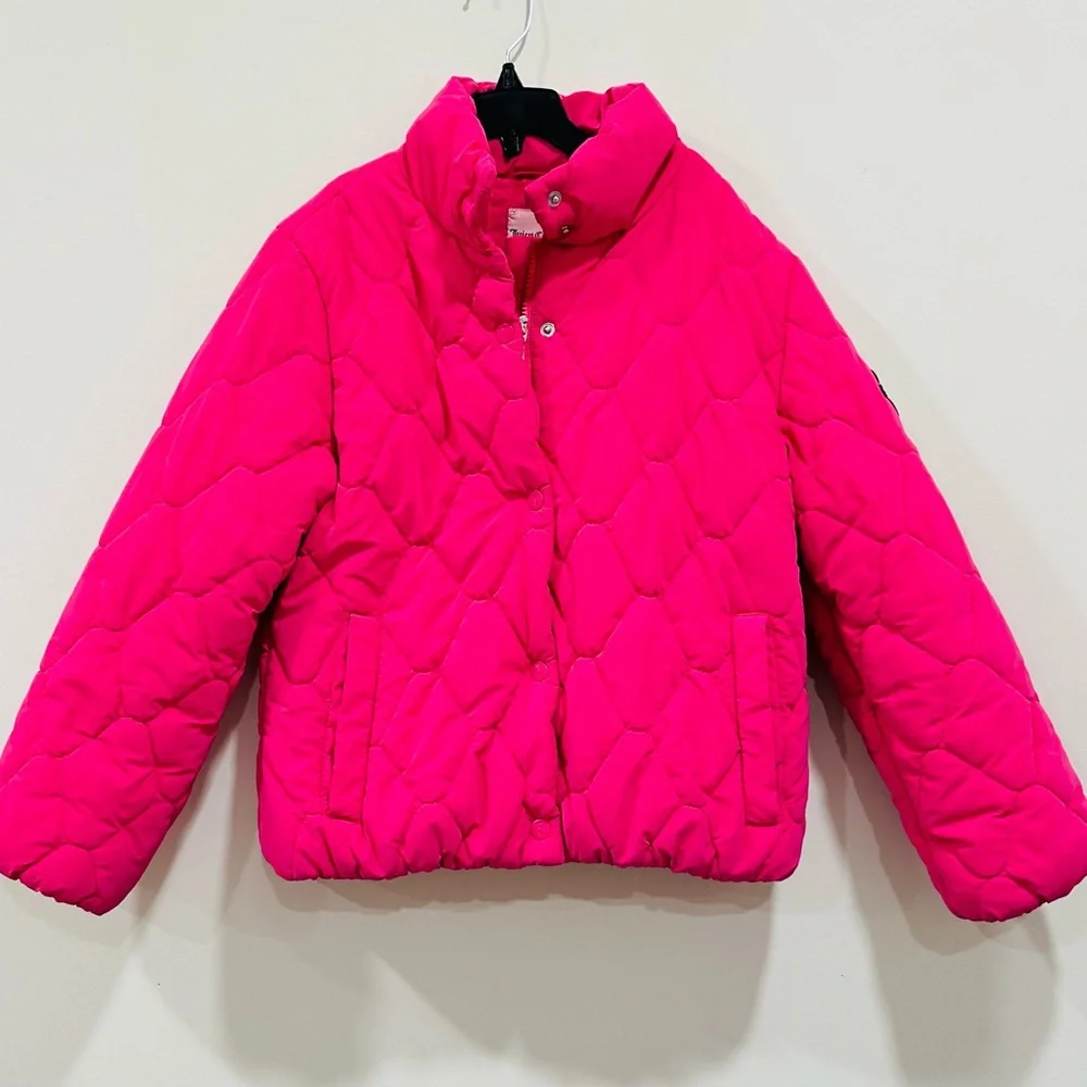 Juicy Couture‎ Girls Coat Winter Quilted Jacket Pink Size L(14)